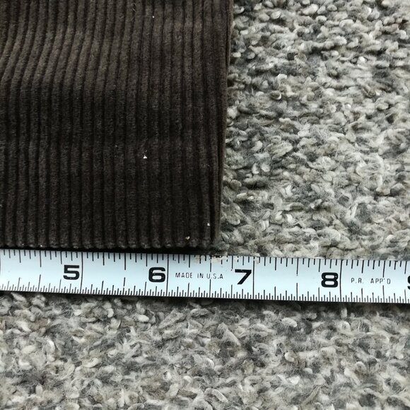 Abercrombie & Fitch Pants Corduroy Flat Front Drawstring Brown Mens 30x27 - Picture 9 of 10